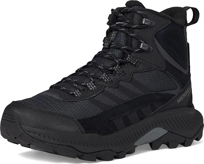 Merrell Speed Strike 2 Thermo Mid Waterproof Women's Climbing Shoes Black : 5 M, Leather - Image 5