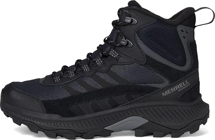Merrell Speed Strike 2 Thermo Mid Waterproof Women's Climbing Shoes Black : 5 M, Leather - Image 6