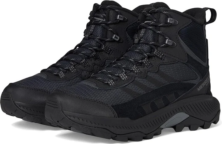 Merrell Speed Strike 2 Thermo Mid Waterproof Women's Climbing Shoes Black : 5 M, Leather