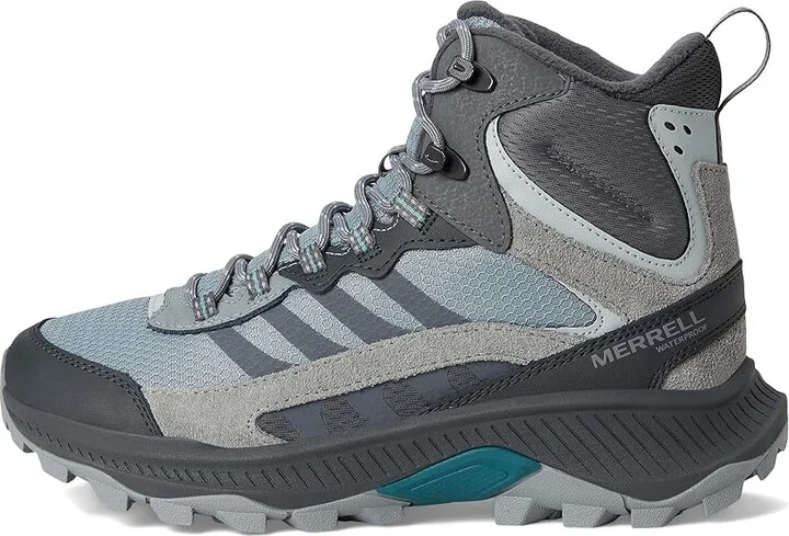 Merrell Speed Strike 2 Thermo Mid Waterproof Women's Climbing Shoes Monument : 7.5 M, Leather - Image 6