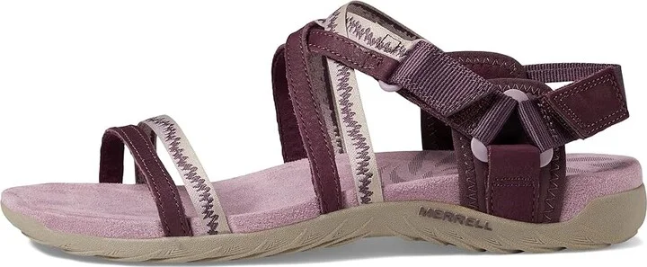 Merrell Terran 3 Cush Lattice Women's Shoes Burgundy : 9 M, Suede - Image 5