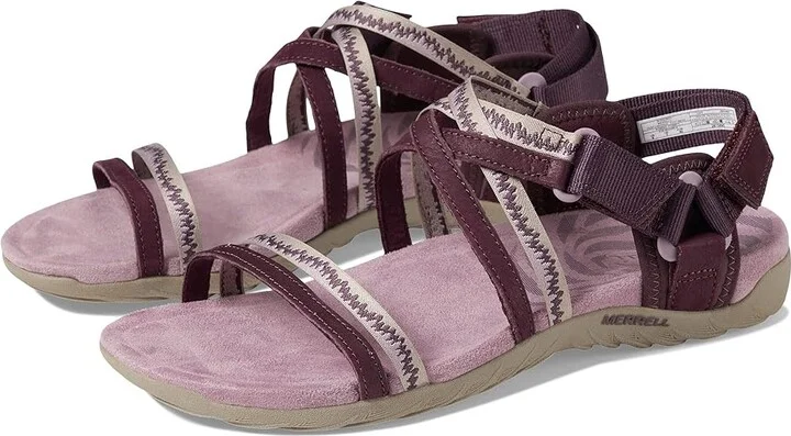 Merrell Terran 3 Cush Lattice Women's Shoes Burgundy : 9 M, Suede
