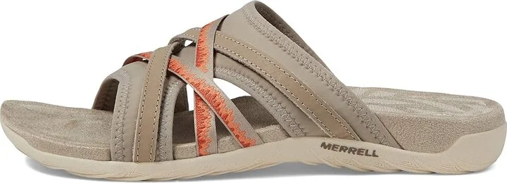 Merrell Terran 3 Cush Slide Women's Shoes Moon/Clay : 8 M, Leather - Image 5