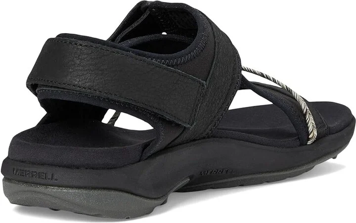 Merrell Terran 4 Backstrap Women's Shoes Black : 5 M, Leather/Textile - Image 4