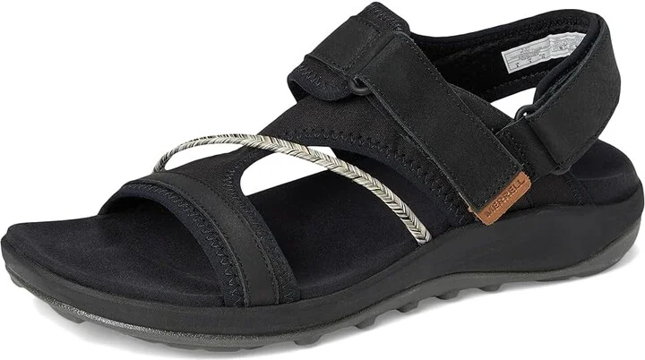 Merrell Terran 4 Backstrap Women's Shoes Black : 5 M, Leather/Textile - Image 5