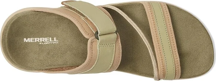 Merrell Terran 4 Slide Women's Shoes Basil : 5 M, Leather/Textile - Image 2
