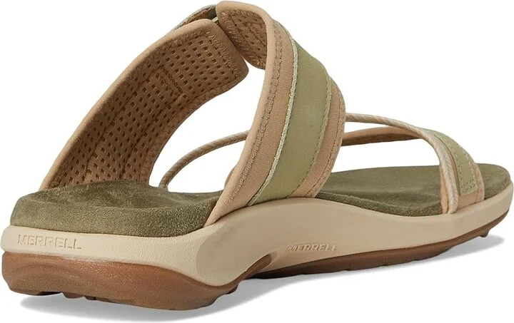 Merrell Terran 4 Slide Women's Shoes Basil : 5 M, Leather/Textile - Image 4