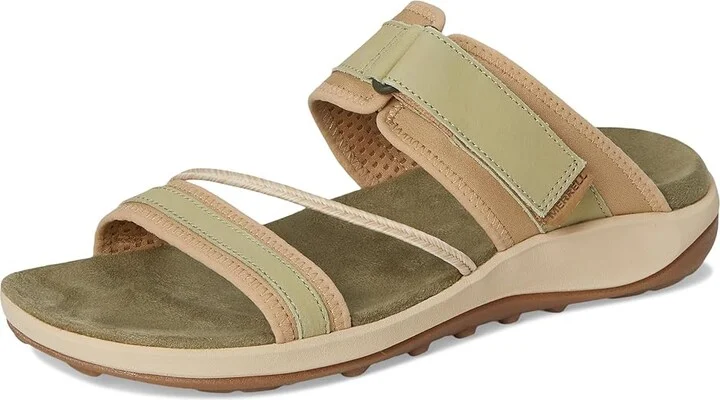 Merrell Terran 4 Slide Women's Shoes Basil : 5 M, Leather/Textile - Image 5