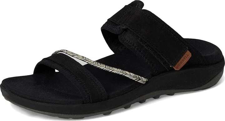 Merrell Terran 4 Slide Women's Shoes Black : 5 M, Leather/Textile - Image 5