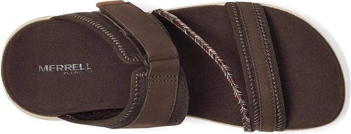 Merrell Terran 4 Slide Women's Shoes Bracken : 6 M, Leather/Textile - Image 2
