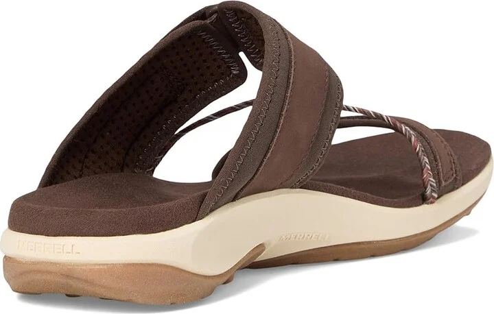 Merrell Terran 4 Slide Women's Shoes Bracken : 6 M, Leather/Textile - Image 4