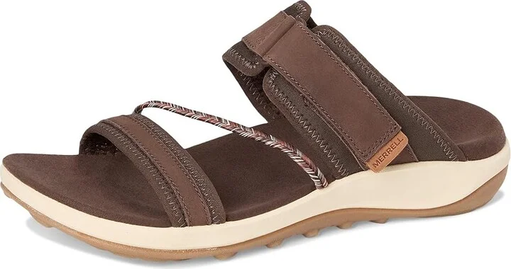 Merrell Terran 4 Slide Women's Shoes Bracken : 6 M, Leather/Textile - Image 5