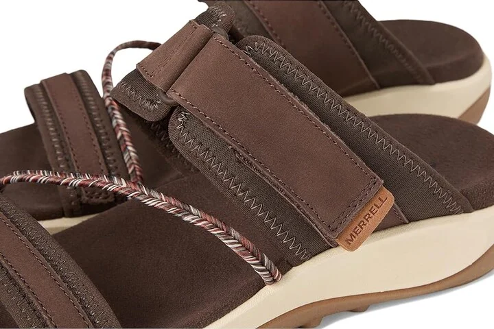 Merrell Terran 4 Slide Women's Shoes Bracken : 6 M, Leather/Textile - Image 7
