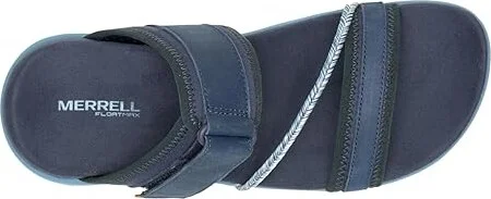 Merrell Terran 4 Slide Women's Shoes Sea : 5 M, Leather/Textile - Image 2