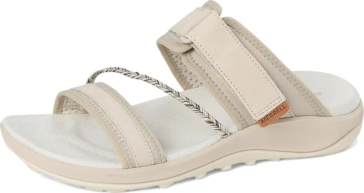 Merrell Terran 4 Slide Women's Shoes Silver : 6 M, Leather/Textile - Image 5