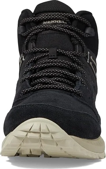 Merrell Wildwood Mid LTR Waterproof Women's Shoes Black 1 : 7 M, Leather/Suede - Image 2