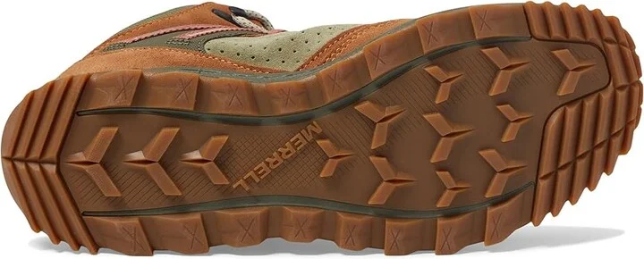 Merrell Wildwood Mid LTR Waterproof Women's Shoes Forest 1 : 5.5 M, Leather/Suede - Image 3