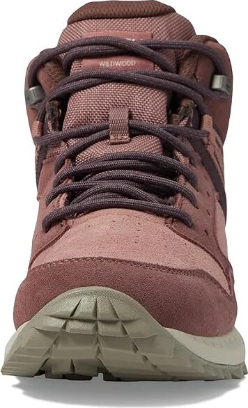 Merrell Wildwood Mid LTR Waterproof Women's Shoes Marron/Burlwood : 7 M, Leather/Suede - Image 2