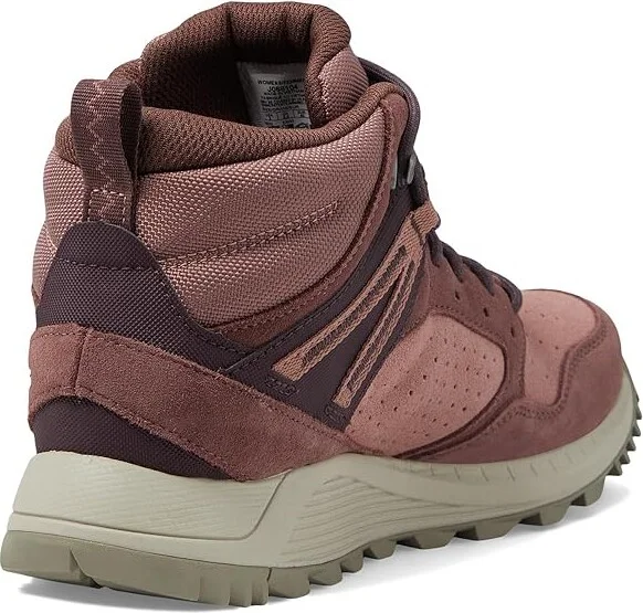 Merrell Wildwood Mid LTR Waterproof Women's Shoes Marron/Burlwood : 7 M, Leather/Suede - Image 4