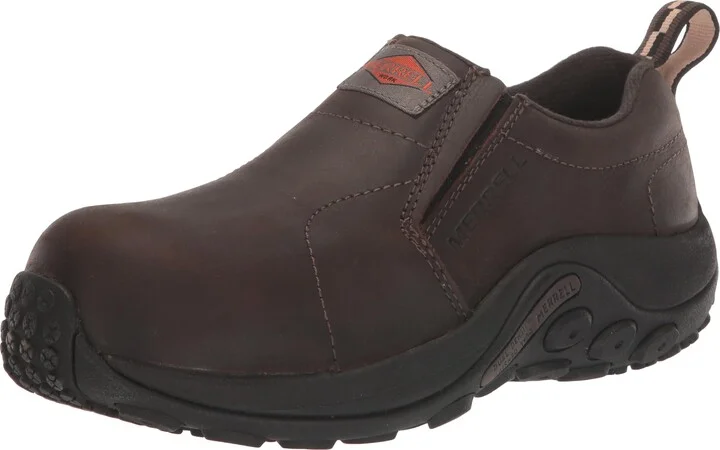 Merrell Women's Jungle Moc Leather Composite Toe Industrial Shoe