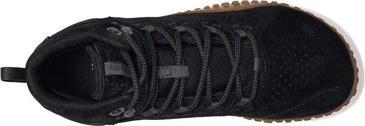 Merrell Wrapt Mid WP Men's Climbing Shoes Black/Gum : 9 M, Suede - Image 2