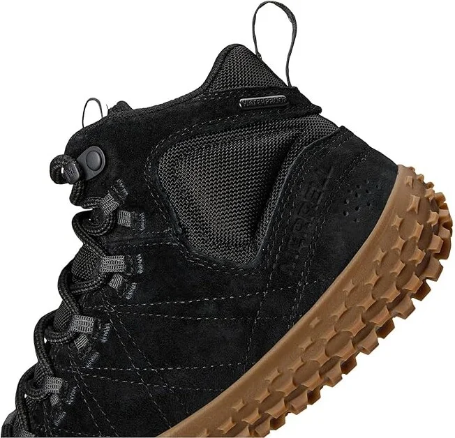 Merrell Wrapt Mid WP Men's Climbing Shoes Black/Gum : 9 M, Suede - Image 7