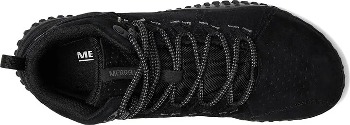 Merrell Wrapt Mid WP Women's Climbing Shoes Black/Black : 8 M, Leather/Suede - Image 2