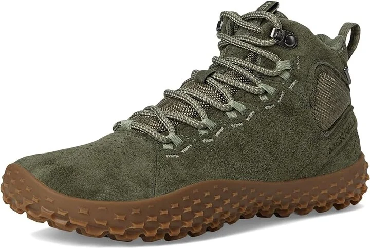 Merrell Wrapt Mid WP Women's Climbing Shoes Lichen : 5.5 M, Leather/Suede - Image 5