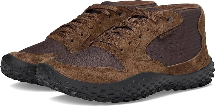 Merrell Wrapt Sneakers Mid Waterproof Men's Boots Coffee : 12 M, Leather/Suede