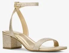 Merriam Glitter-Embellished Leather Sandal - Image 2
