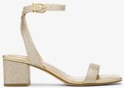 Merriam Glitter-Embellished Leather Sandal - Image 3