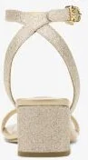 Merriam Glitter-Embellished Leather Sandal - Image 4