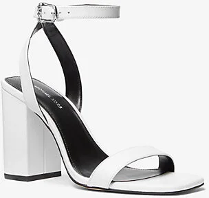Merriam Leather Block Heel Sandal