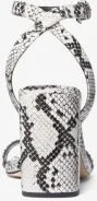Merriam Snake Embossed Leather Block Heel Sandal - Image 4