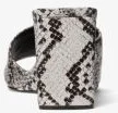 Merriam Snake Embossed Leather Wedge Sandal - Image 4