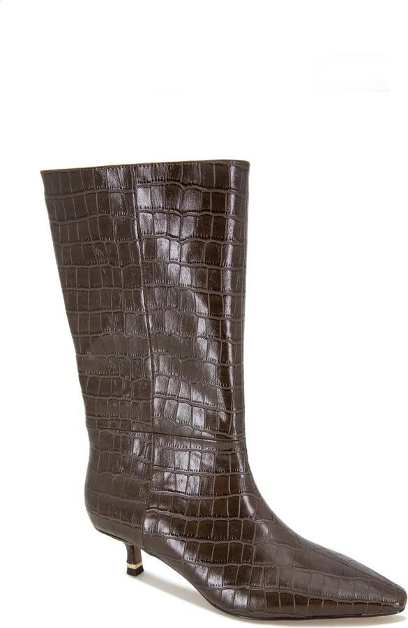 DARK BROWN CROC