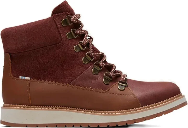 Mesa "Brown/Red" lace-up boots