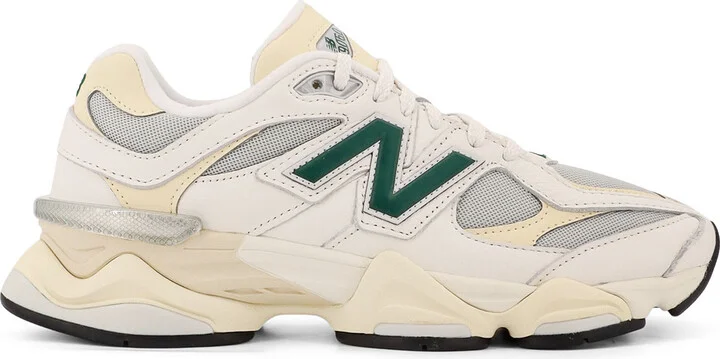 Mesh And Leather Sneakers