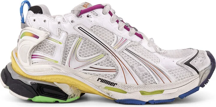 Mesh And Nylon Low-top Sneakers