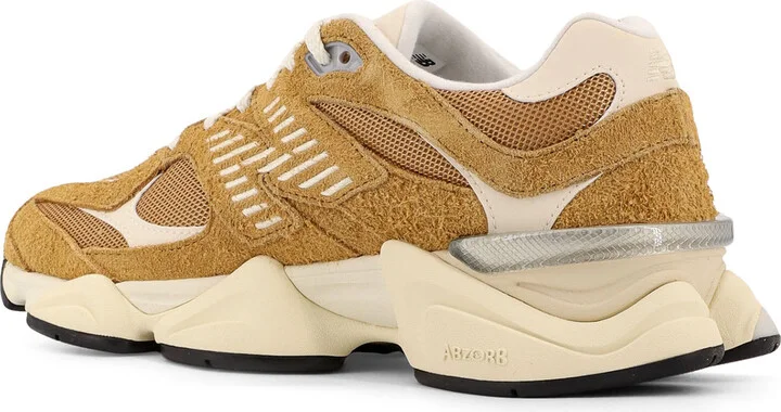 Mesh And Suede Sneakers With Embroidered Logo On The Side - Image 3