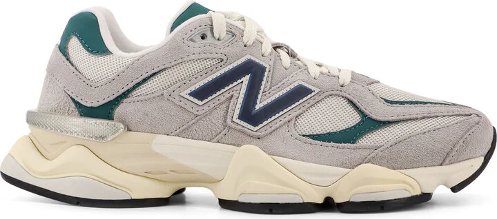 Mesh And Suede Sneakers With Logo On The Side
