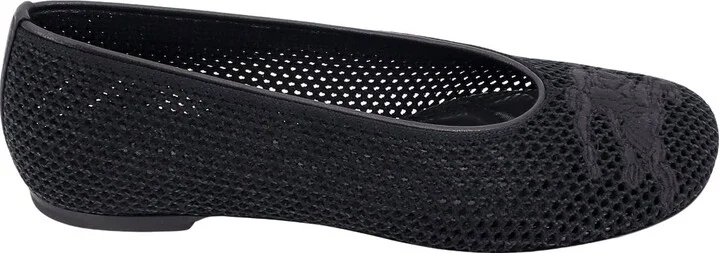 Mesh Ballerinas With Ekd Detail