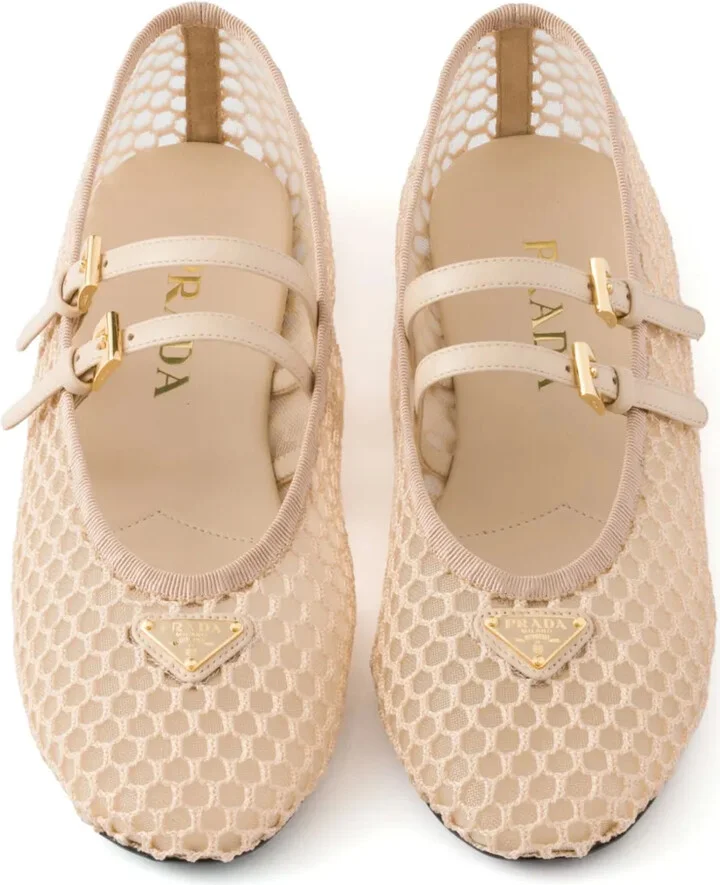 Mesh ballet flats - Image 4