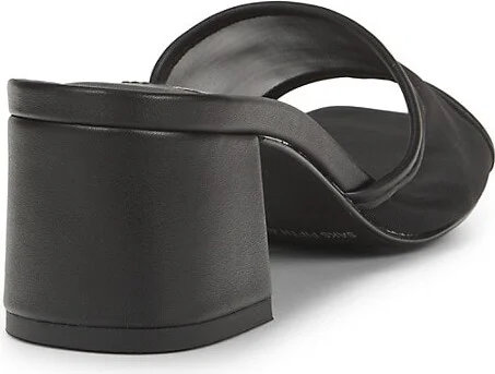 Mesh Block-Heel Slide Sandals - Image 3