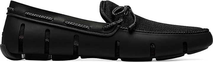 Mesh Braided Lace Loafers