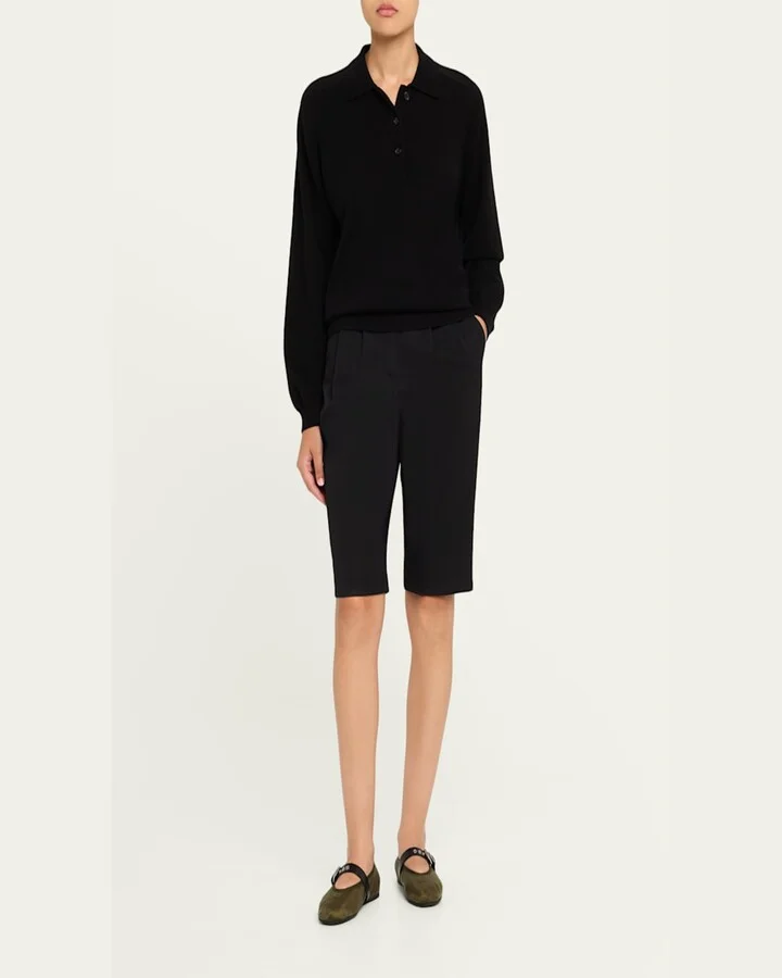 Mesh Buckle Mary-Jane Ballerina Flats - Image 9