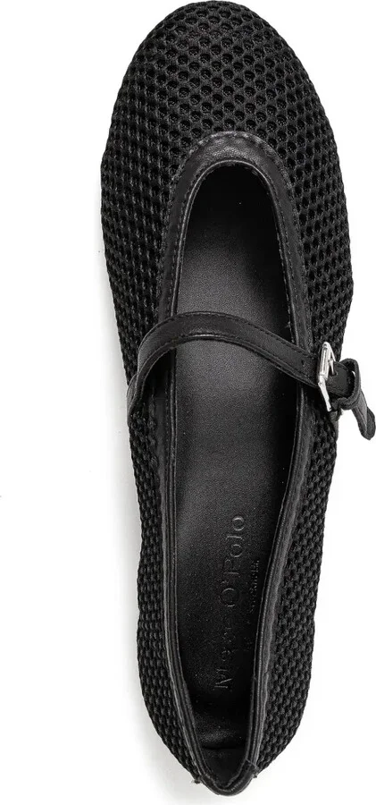Mesh Buckled Ballet Flats - Image 3