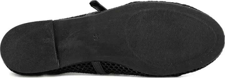 Mesh Buckled Ballet Flats - Image 5
