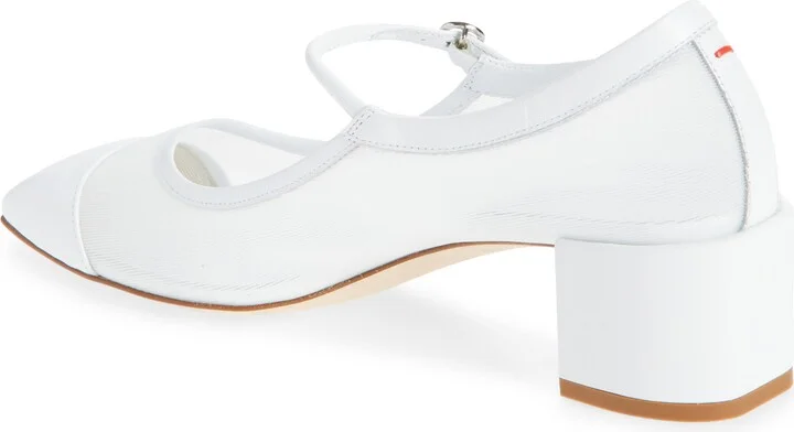 Mesh Cap Toe Mary Jane Pump - Image 2