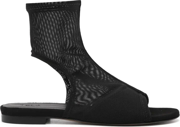 Mesh-Design Sandals
